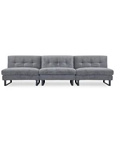 Closeout! Kathya 120" 3-Pc. Fabric Modular Sofa, Created for Macy's