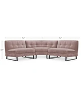 Closeout! Kathya 117" 3-Pc. Fabric Modular Sectional, Created for Macy's