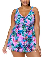 Raisins Curve Trendy Plus Lucia Tummy-Control Swimdress