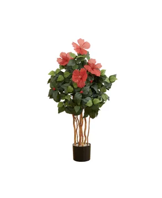 Nearly Natural 36" Artificial Hibiscus Tree