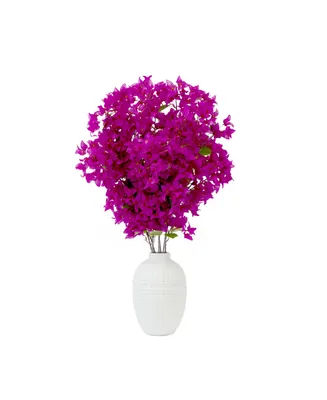 Nearly Natural 40" Artificial Bougainvillea Arrangement with Vase