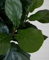Nearly Natural 96" Artificial Fiddle Leaf Fig Tree