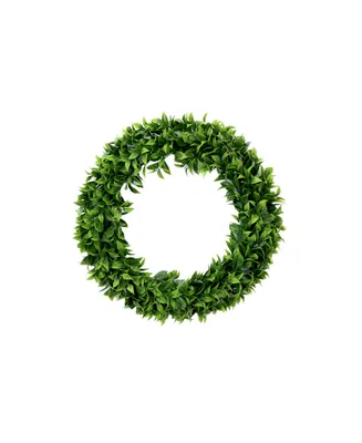 Nearly Natural 20" Artificial Bay Leaf Wreath