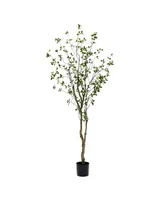 Nearly Natural 96" Minimalist Citrus Artificial Tree