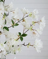 Nearly Natural 72" Artificial Cherry Blossom Tree with Decorative Planter