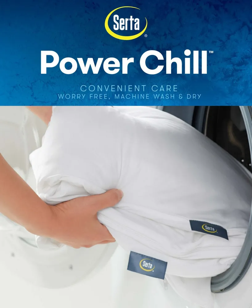 Serta Power Chill Ultra 2-Pack Pillow Protectors Set, Jumbo