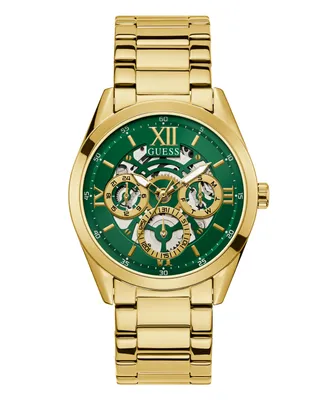 Guess Men's Multi-Function Gold-Tone Stainless Steel Watch 42mm