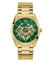 Guess Men's Multi-Function Gold-Tone Stainless Steel Watch 42mm