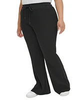 Calvin Klein Plus Size High-Waist Flare-Leg Pants