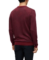 Boss by Hugo Boss Men's Two-Tone Monogram Sweater