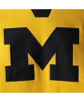 Men's Colosseum Maize Michigan Wolverines 2.0 Lace-Up Pullover Hoodie