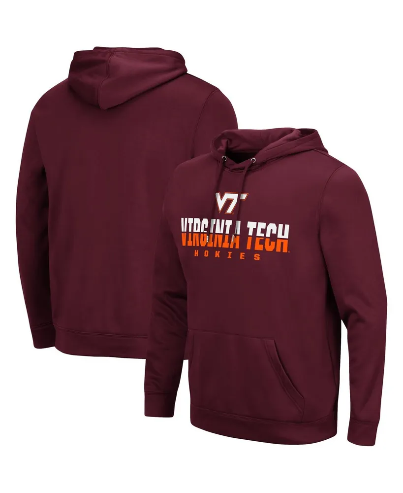 Men's Colosseum Maroon Virginia Tech Hokies Lantern Pullover Hoodie