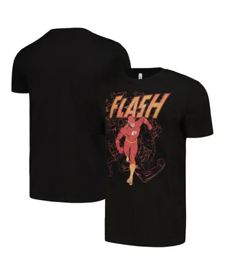 Men's and Women's Mad Engine Black Flash Burst T-shirt