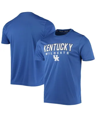 Men's Champion Royal Kentucky Wildcats Stack T-shirt