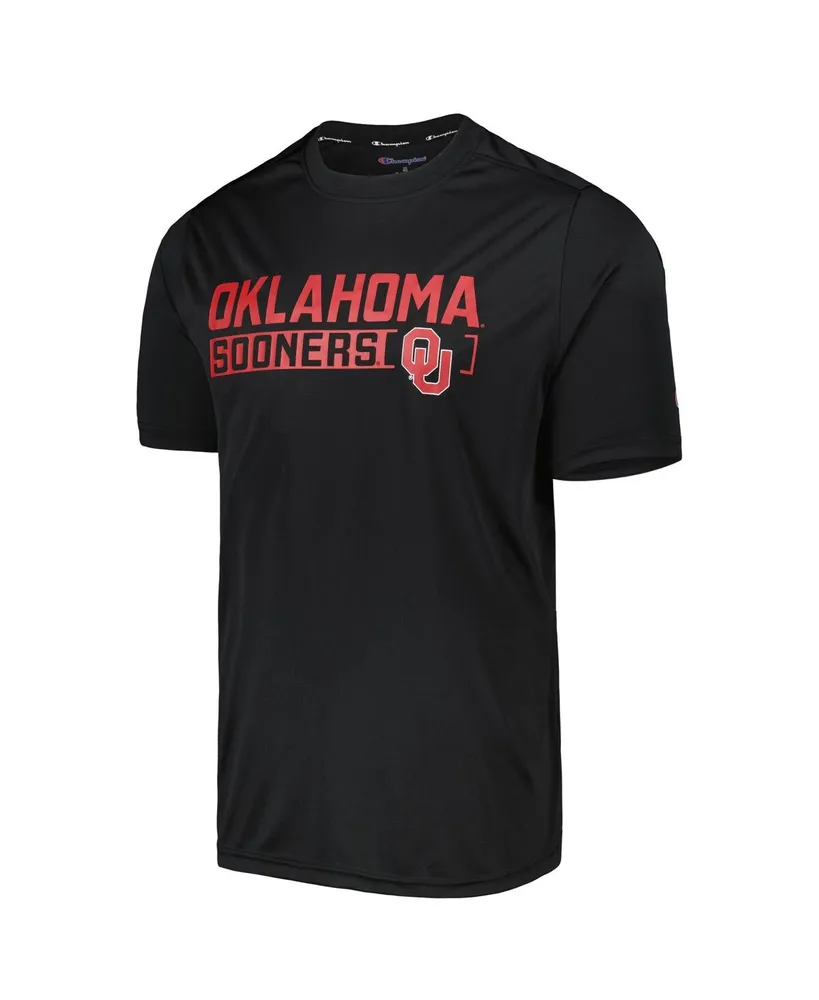 Men's Champion Black Oklahoma Sooners Impact Knockout T-shirt