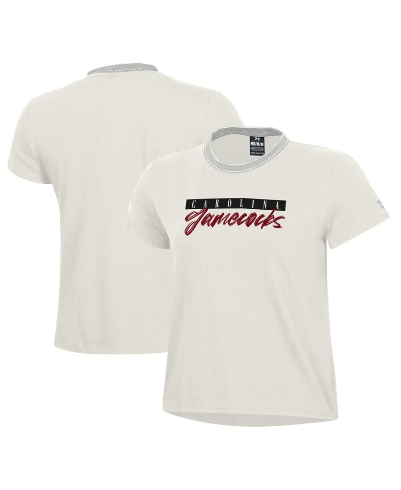 Women's Under Armour White South Carolina Gamecocks Iconic T-shirt