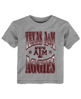 Toddler Boys and Girls Heather Gray Texas A&M Aggies Top Class T-shirt
