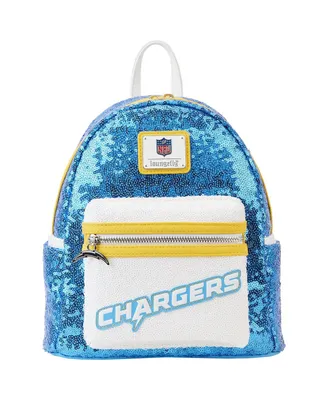 Men's and Women's Loungefly Los Angeles Chargers Sequin Mini Backpack