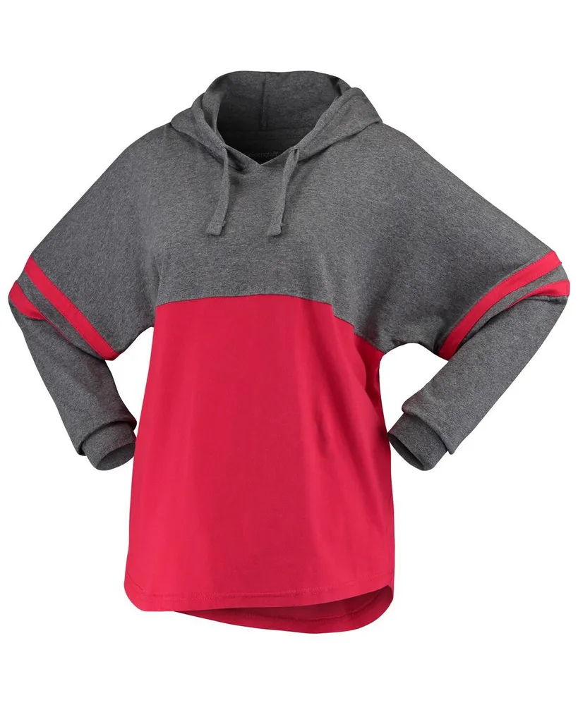 Colosseum Women's Red Louisville Cardinals Catalina Hoodie Long Sleeve  T-Shirt - Macy's