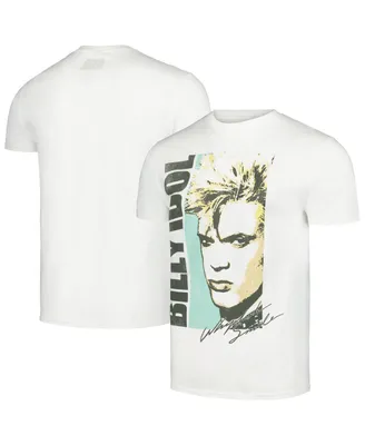 Men's White Billy Idol T-shirt