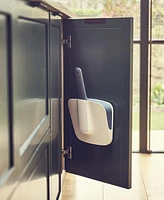Joseph Joseph Cleanstore Wall-Mounted Dustpan Brush with Dust-Shield Storage