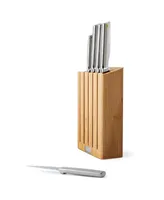 Joseph Joseph Elevate Steel Knives Bamboo 5-Piece Knife Block Set