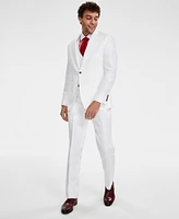 Tayion Collection Men's Classic-Fit Linen Suit Jacket