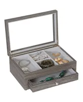 Mele & Co Ardene Jewelry Storage Case Woodgrain Veneer