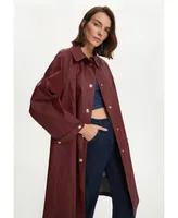 Nocturne Women's Denim Trench Coat