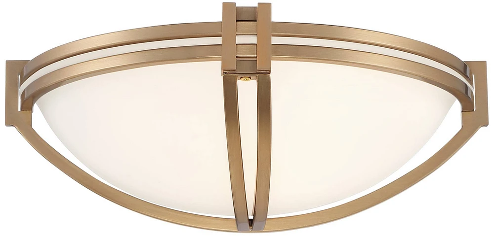 Possini Euro Design Deco Modern Wall Sconce Lighting Soft Gold Hardwired 13 3/4" Fixture White Milky Marbleized Glass Shade for Bedroom Bathroom Vanit