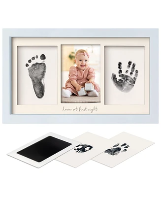 Inkless Baby Hand And Footprint Kit Frame, Mess Free Picture Frame for Newborn