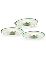 Spode Christmas Tree Dinnerware Rim Soup Bowl, Set of 4