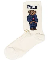 Polo Ralph Lauren Women's Americana Polo Bear Crew Socks