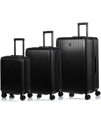 Champs 3 Piece Element Hardside Luggage Set