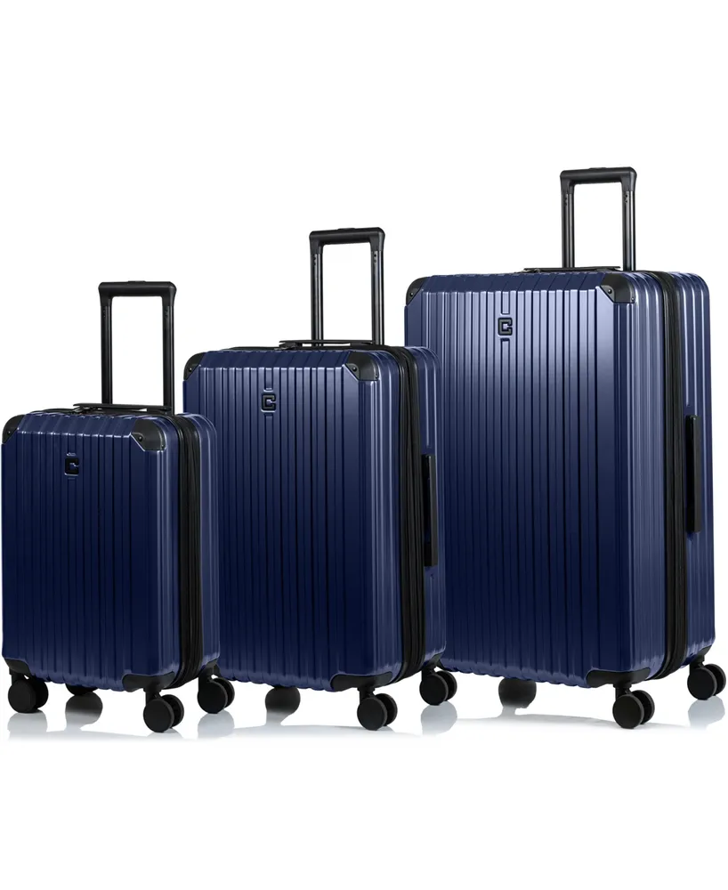 Champs 3 Piece Element Hardside Luggage Set