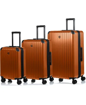 Champs 3 Piece Element Hardside Luggage Set