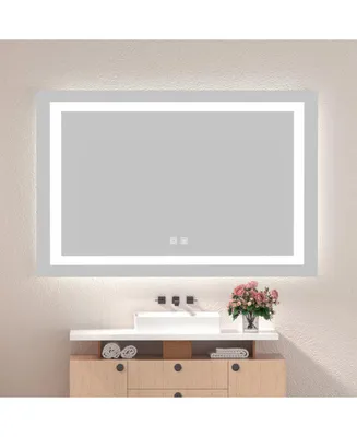 Simplie Fun Bathroom Vanity Led Lighted Mirror-36x48