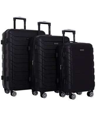 Travelers Club Madison 3-Pc Expandable Spinner Luggage Set