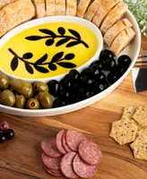 Jeanne Fitz Olive Oil and Balsamic Vinegar Dipping Platter