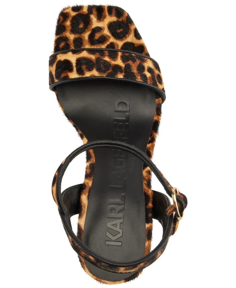 Karl Lagerfeld Paris Women's Jaina Ankle-Strap Sandals