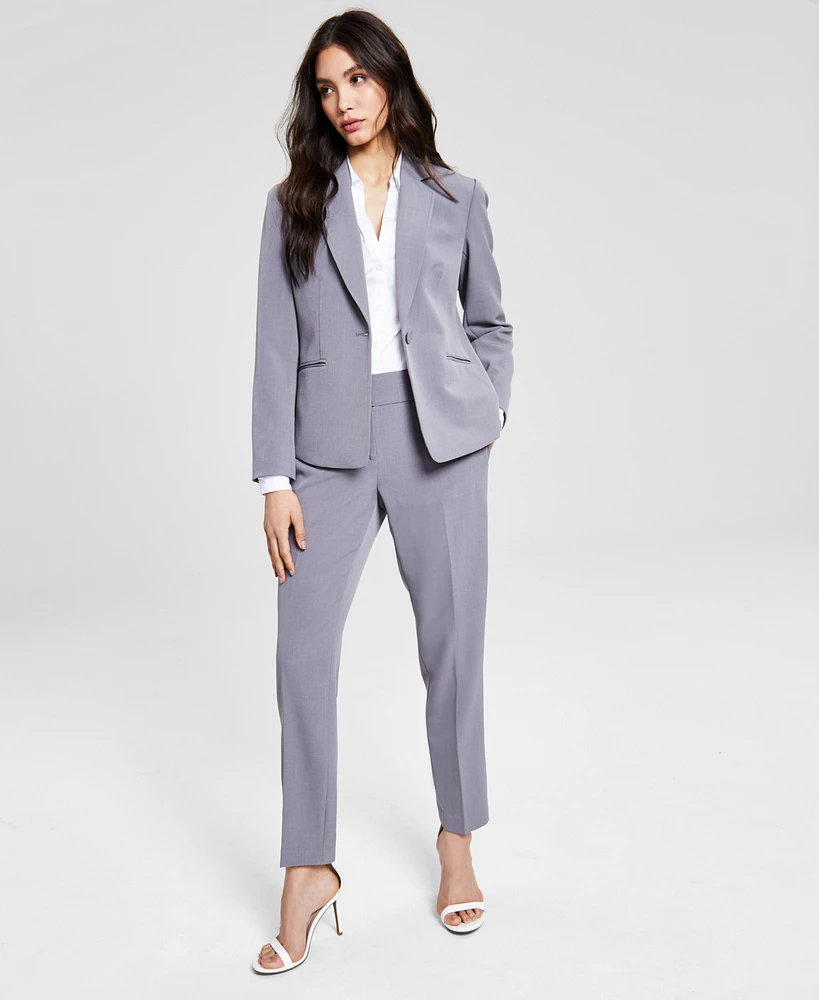 Le Suit Women's Crepe One-Button Pantsuit