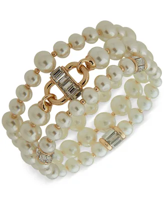 Anne Klein Women's Imitation Pearl Bracelets Set