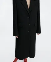 Mango Women's Structured Wool Coat