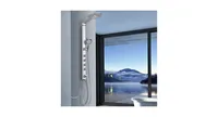 Slickblue 39" Aluminum Alloy Shower Column Massage Jet System with Hand shower