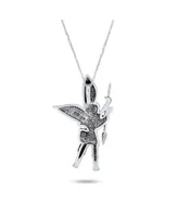 Bling Jewelry Handcrafted Guardian Angel Saint Michael Parton Of Military Police Security Pendant Necklace For Women Sterling Silver