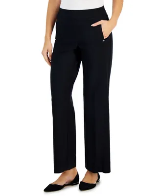 Jm Collection Women's Wide-Leg Pull-On Pants, Created for Macy's