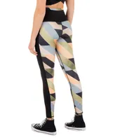 Hurley Juniors' High Rise Slanted Side Panel 7/8 Leggings