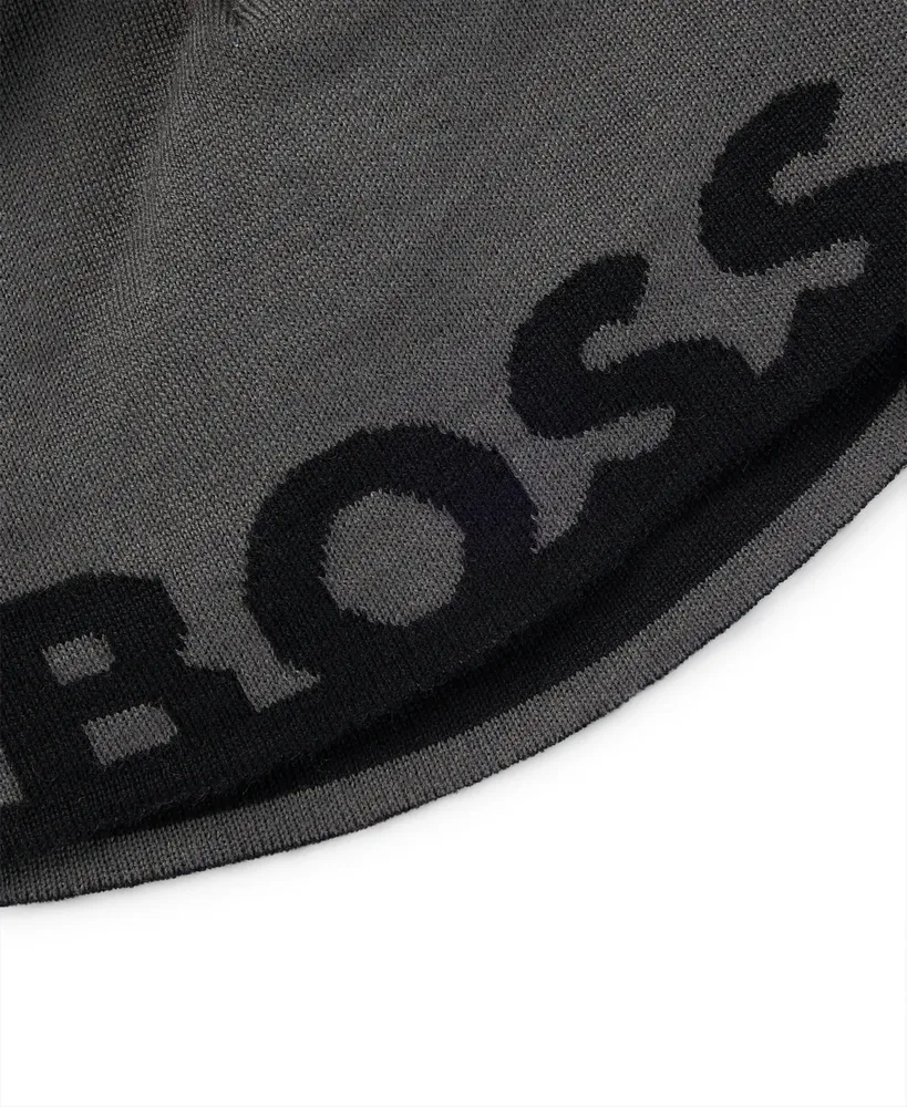 Boss by Hugo Boss Men's Logo Beanie Hat