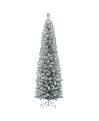 Kurt Adler 7' Led Tinsel Slim Winchester Tree