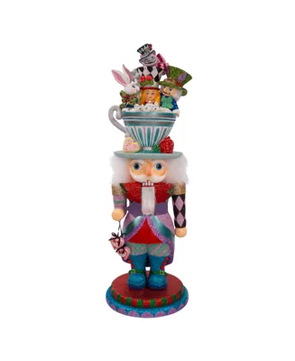 Kurt Adler 24" Alice Teacup Party Hat Nutcracker